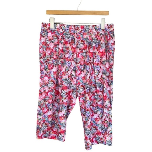 Lululemon Floral Print Rollin' With My Omies Pant HEM HAS BEEN ALTERED - Picture 3 of 14